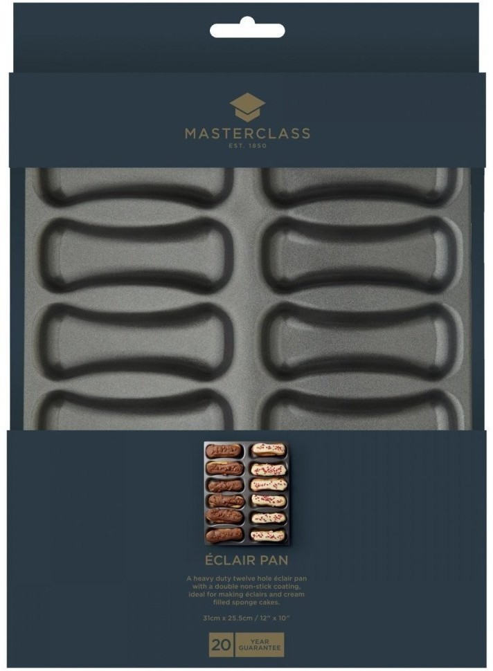 Kitchen Craft Форма для выпечки эклеров с антипригарным покрытием MasterClass KCMCHB81