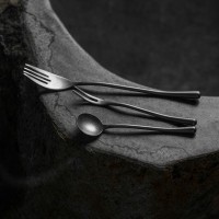 Вилка десертная SD-020-04SW, нержавеющая сталь 18/10, stone washed, ROOMERS TABLEWARE