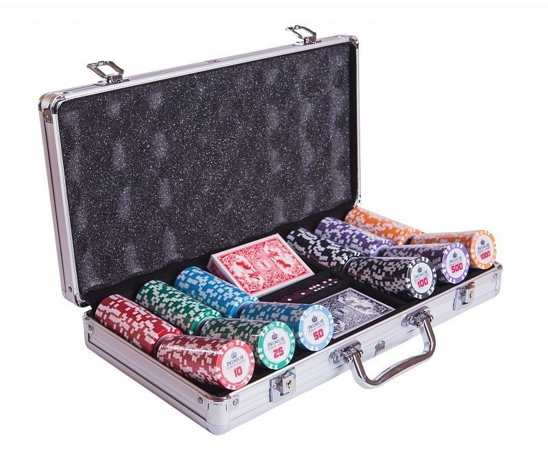 Набор для покера Premium Crown на 300 фишек (33244)