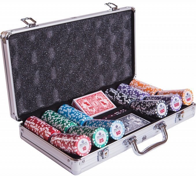 Набор для покера Premium Crown на 300 фишек (33244)
