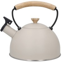 Чайник со свистком бежевый La Cafetière Latte с деревянной ручкой, 1,6 л LCWHKETLAT