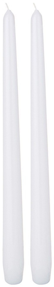 Набор свечей из 2 шт прямые 29 см жемчужный (TT-00015270)