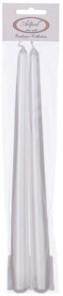 Набор свечей из 2 шт прямые 29 см жемчужный (TT-00015270)