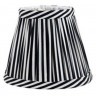 Абажур 107210, металл, текстиль, Black white, ROOMERS FURNITURE