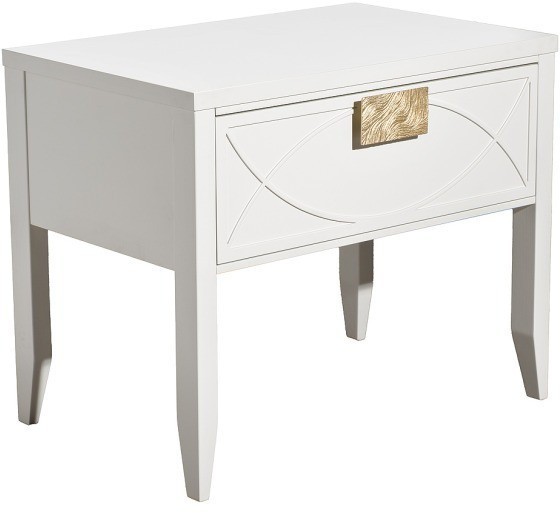 Тумба прикроватная бежевая 1 ящик 60*50*40см (TT-00015926)