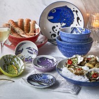 Чаша 17792, 19 см, фарфор, blue, TOKYO DESIGN