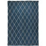 Ковер из джута темно-синего цвета с геометрическим рисунком из коллекции ethnic, 300x400 см (73338)