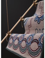 Ковер из хлопка по мотивам эвенских орнаментов из коллекции cultural heritage, 160х230 см (78516)