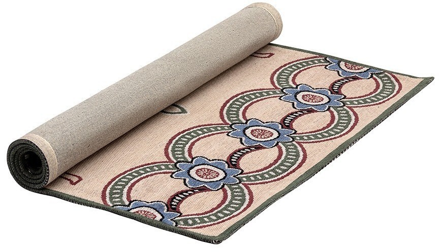 Ковер из хлопка по мотивам эвенских орнаментов из коллекции cultural heritage, 160х230 см (78516)