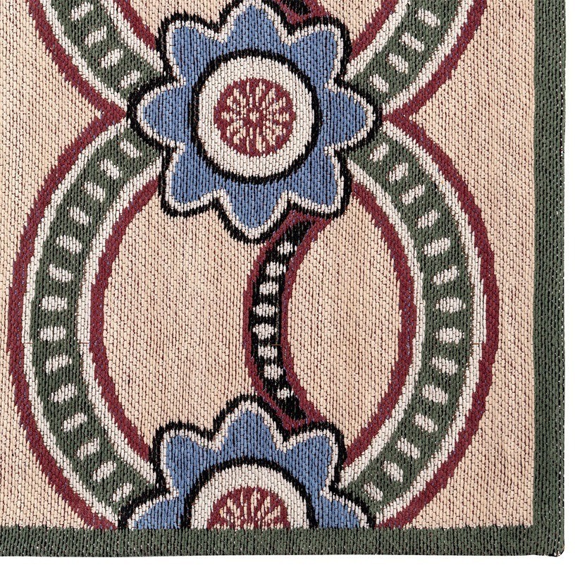 Ковер из хлопка по мотивам эвенских орнаментов из коллекции cultural heritage, 160х230 см (78516)