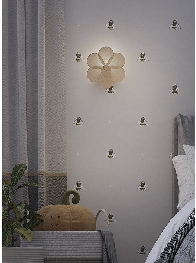 Светильник настенный kamille, D44 см, бежевый (76506)