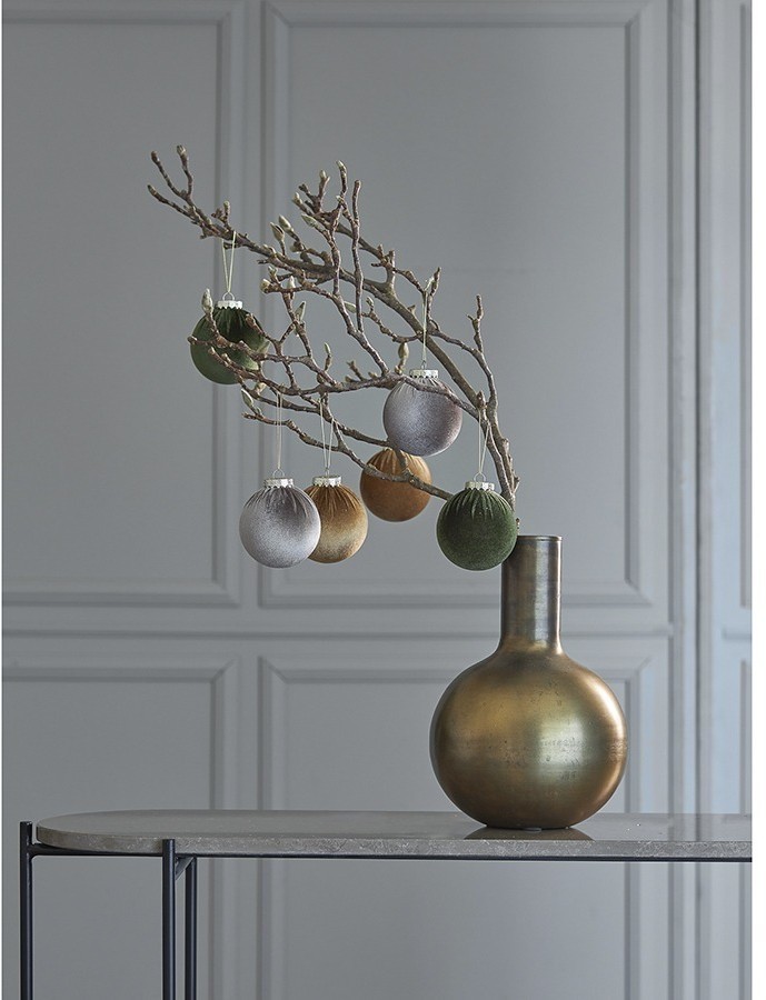 Набор ёлочных украшений velvet christmas из коллекции new year essential, 6 шт. (78277)