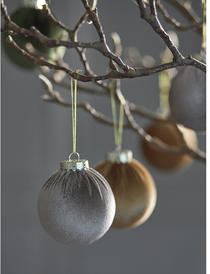 Набор ёлочных украшений velvet christmas из коллекции new year essential, 6 шт. (78277)