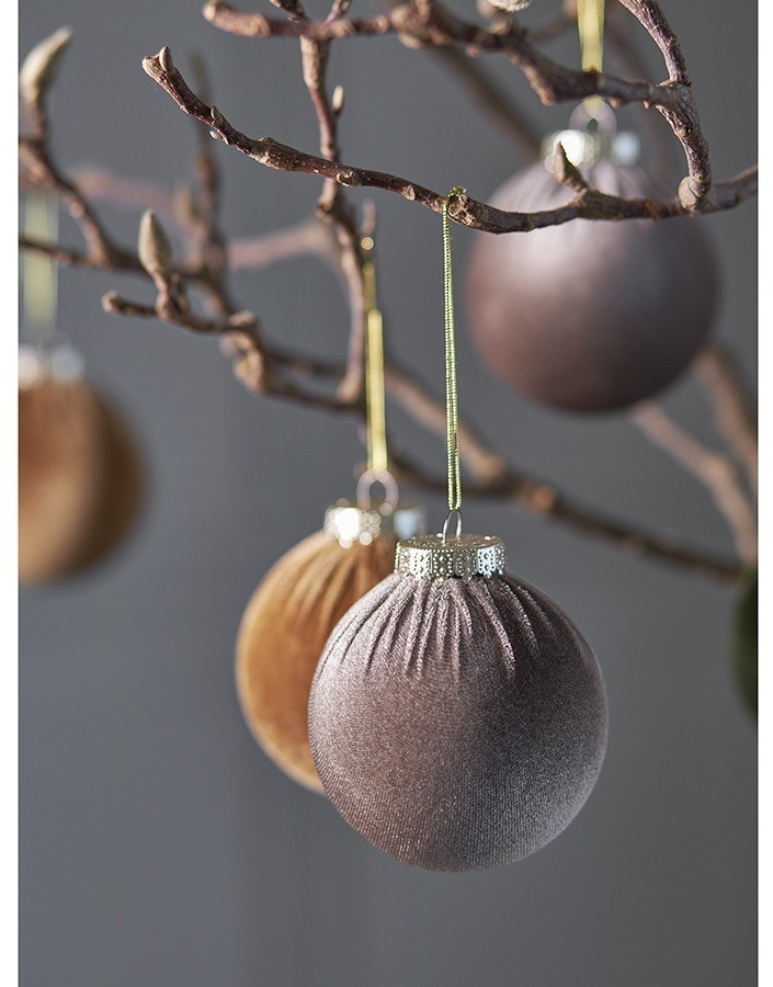 Набор ёлочных украшений velvet christmas из коллекции new year essential, 6 шт. (78277)