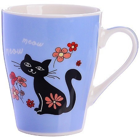 Набор кружек 340 мл 4 шт Кошки LORAINE (31217-Н1)