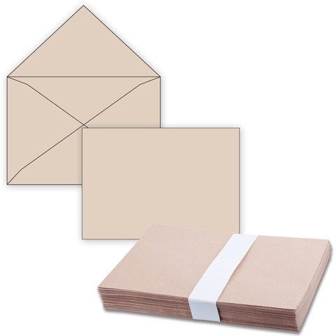 Конверты почтовые С4 без клея крафт треугольный клапан 500 шт 124398 (65222)