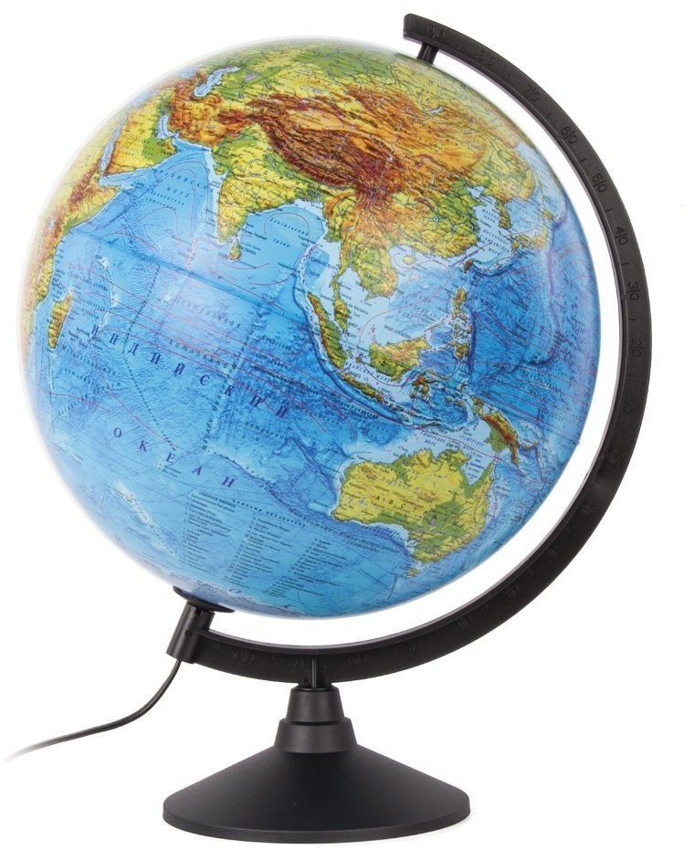 Глобус физический Globen Классик d320 мм с подсветкой К013200017 (66785)