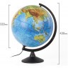 Глобус физический Globen Классик d320 мм с подсветкой К013200017 (66785)