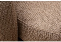 Кресло Napoli вращающееся, рогожка золото/черный Santo300-BEG+Santo302-CHZOL 76*76*76см (TT-00012732)