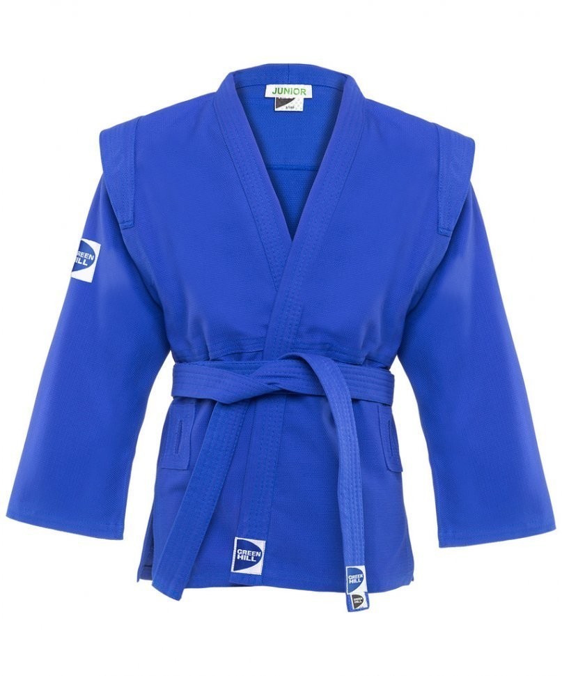 Куртка для самбо Junior SCJ-2201, синий, р.3/160 (447632)