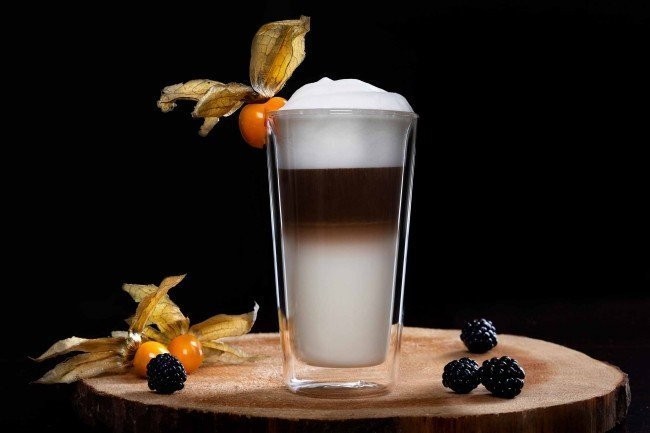 Bloomix Набор стаканов "Латте макиато Милан" Coffee, 300 мл, 2шт C-103-300-G-set2