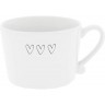 Bastion Collections Кружка White 3 Нearts Black RJ/CUP 001 BL