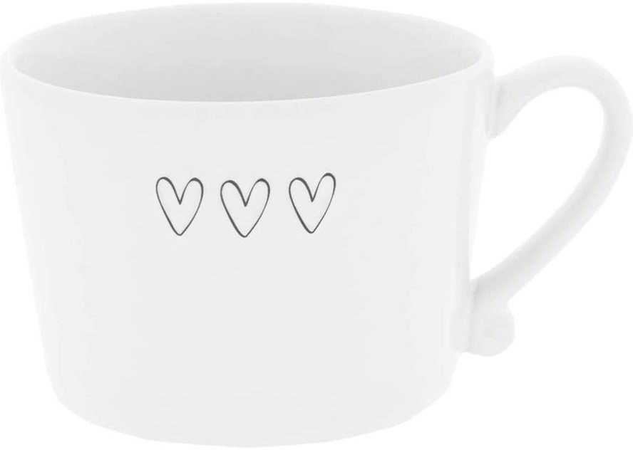 Bastion Collections Кружка White 3 Нearts Black RJ/CUP 001 BL