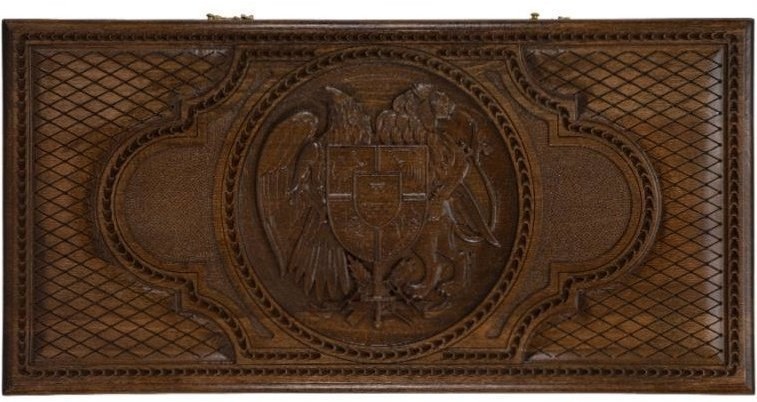 Нарды резные "Герб Армении", Mkhitaryan (28560)