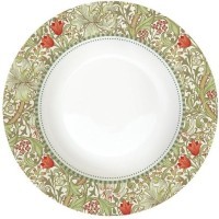 Тарелка суповая Уильям Моррис зелёная, 21,5 см - EL-R0943/WILG Easy Life
