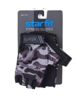 Перчатки для фитнеса WG-101, серый камуфляж (1525969)
