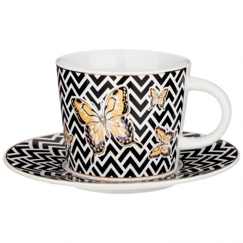 Чайный набор на 6 персон на металлической подставке 250 мл Lefard (155-649)