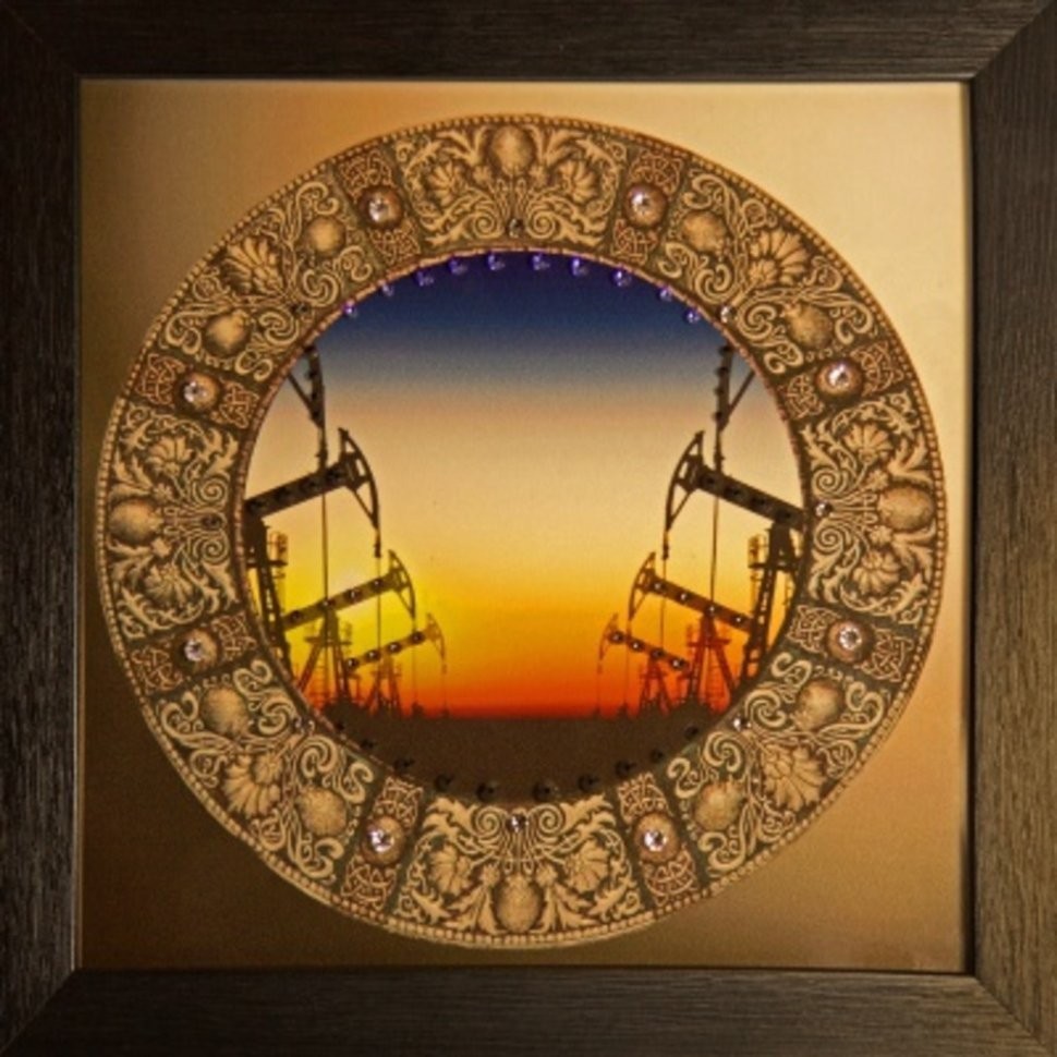 Картина Нефть 1 с кристаллами Swarovski (1884)