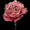 Цветок искусственный "пион" 10*16 см. на клипсе Lefard (213-205)