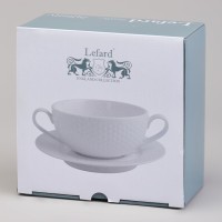 Бульонница с блюдцем lefard &quot;infinity&quot; 300 мл (171-319)