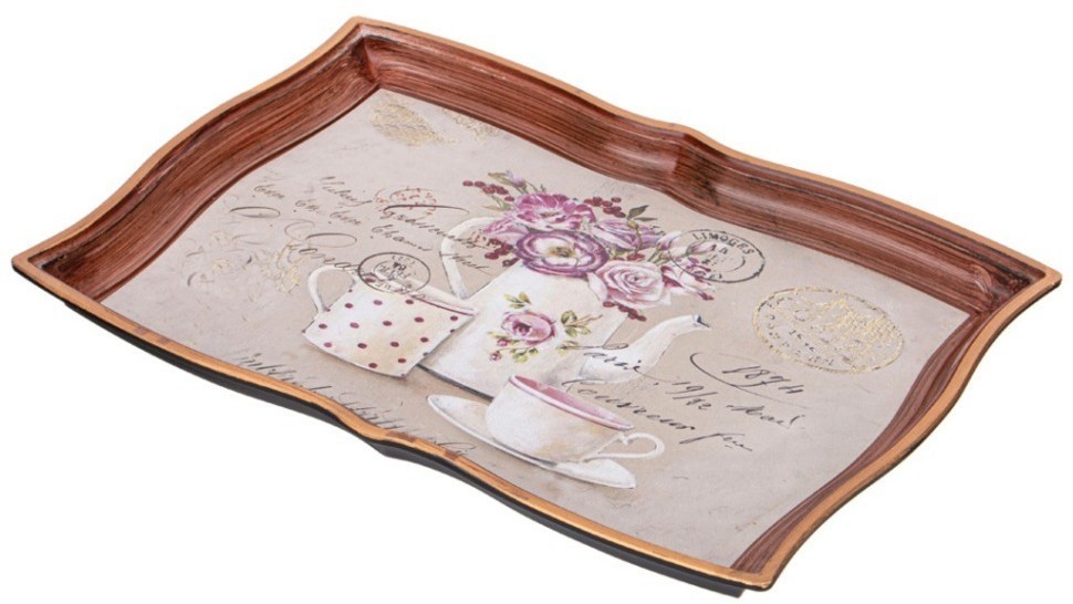 Поднос коллекция "старинный прованс" 34*25 см Lefard (106-617)