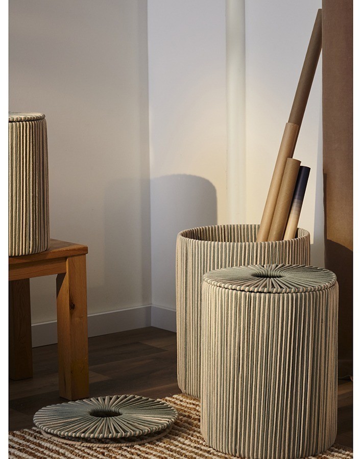 Корзина плетеная dholak mint из коллекции ethnic, размер m (77217)