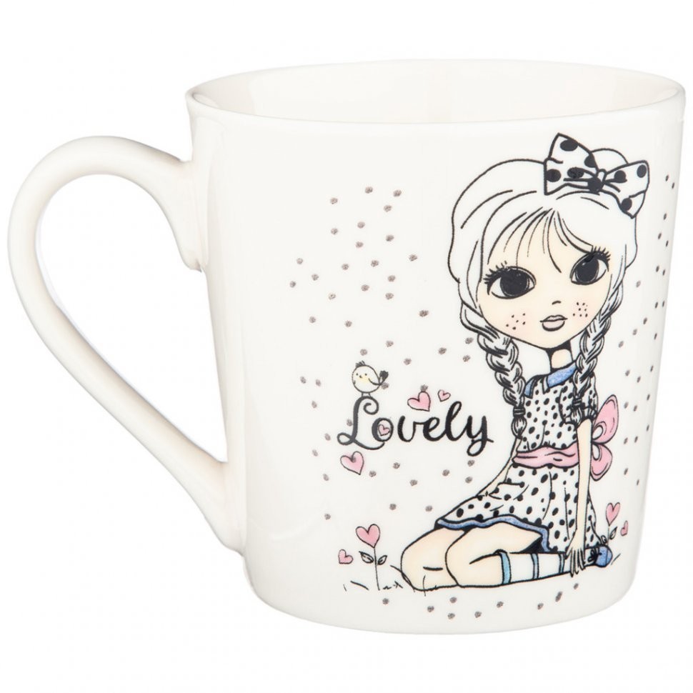 Кружка lefard "fashion princess" 350мл  12,5*9,2*9,5см (482-524)