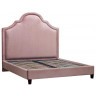 Кровать велюр розовый 191*183*10см (TT-00000749)