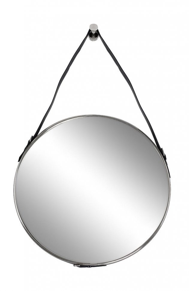 Зеркало на подвесе рама металл. цвет хром d61см (TT-00003793)