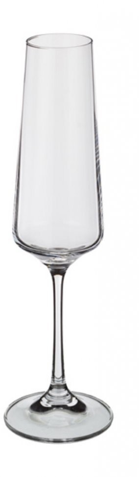 Набор бокалов для шампанского из 6 шт. "naomi / corvus" 160 мл. высота=24 см. Crystalite Bohemia (669-157)