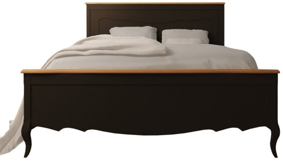 Дизайнерская кровать Leontina Black 160x200 арт ST9341/16BLK-ET
