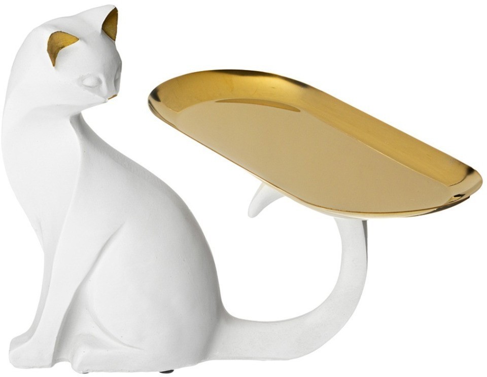Подставка декоративная для мелочей "кошка"18,5*7*18,5см Lefard (146-1800)