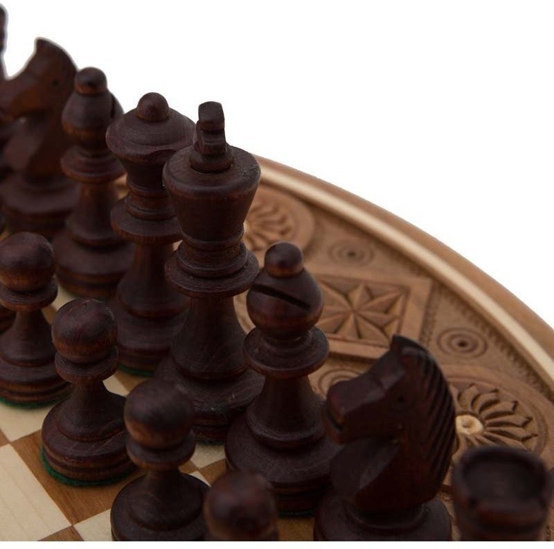 Шахматы "Рубин" Темные, Madon (18620)
