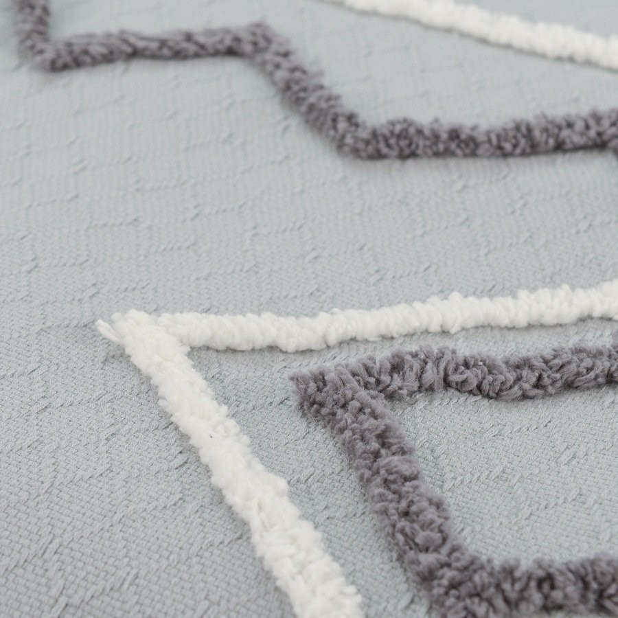 Покрывало из хлопка с этническим орнаментом, с бахромой и кисточками из коллекции ethnic, 180х250 см (72577)