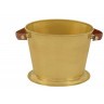 Емкость для охлаждения вина B637-L, металл, кожа, Antique brass, ROOMERS FURNITURE