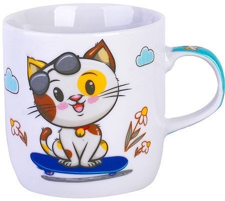 Детский набор посуды Котенок LORAINE (60407)