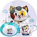 Детский набор посуды Котенок LORAINE (60407)