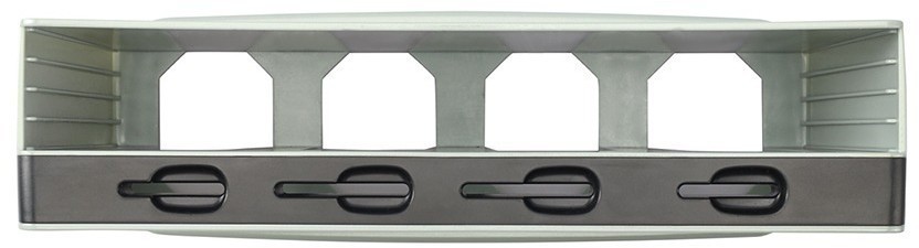 Набор из 4-х разделочных досок и 4-х ножей с держателем cut&store (78696)