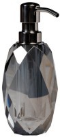 Диспенсер для мыла стекло дымчатое 7*h.17,5см (50мл) (TT-00014892)