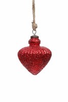 Новогодняя игрушка ND-78A, стекло, Red, ROOMERS FURNITURE
